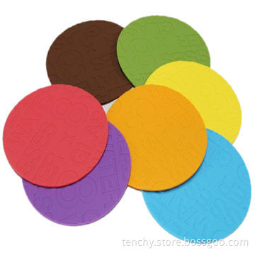 Silicone Baking Coasters, Any Colors Available